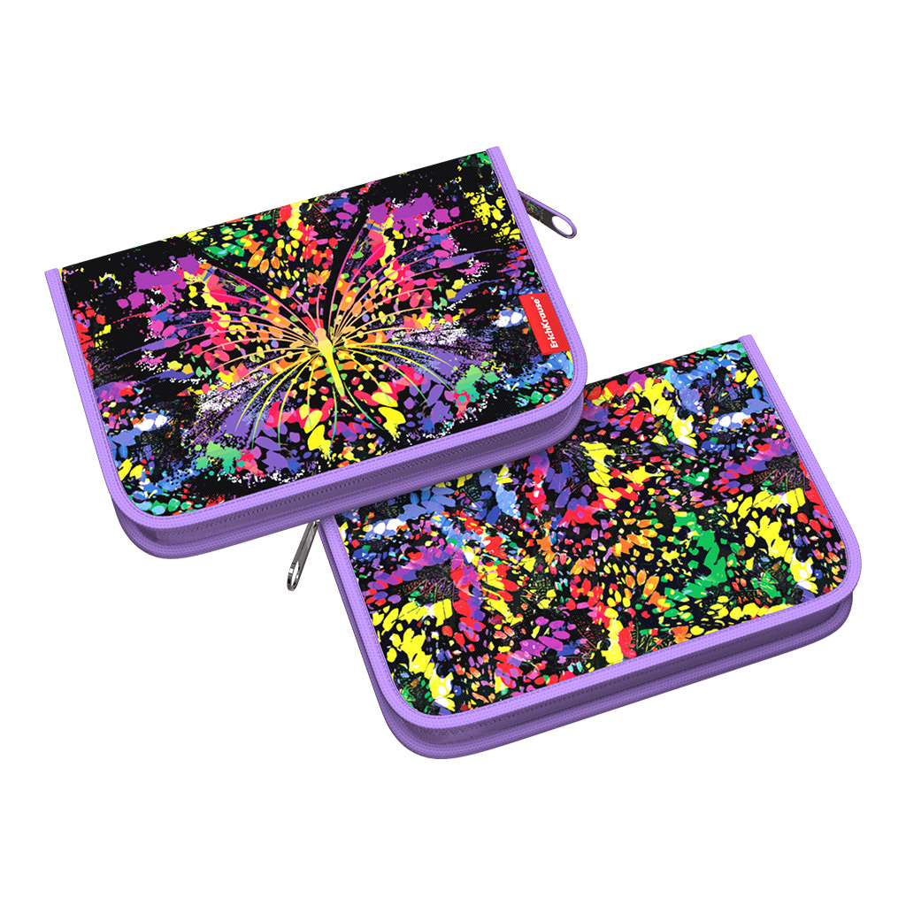 Пенал-книжка без наполнения ErichKrause® 135x205x30мм Butterfly Пенал-книжка без наполнения ErichKrause® 135x205x30мм Butterfly