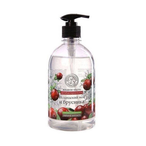КОЛОКОЛЬЧИК Жидкое мыло natural extracts 500 мл. «Антибактериальное Исландский КОЛОКОЛЬЧИК Жидкое мыло natural extracts 500 мл. «Антибактериальное Исландский