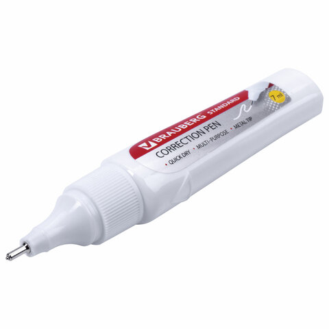 Ручка-корректор BRAUBERG "Energy", 7 мл, металлический наконечник, в Ручка-корректор BRAUBERG "Energy", 7 мл, металлический наконечник, в