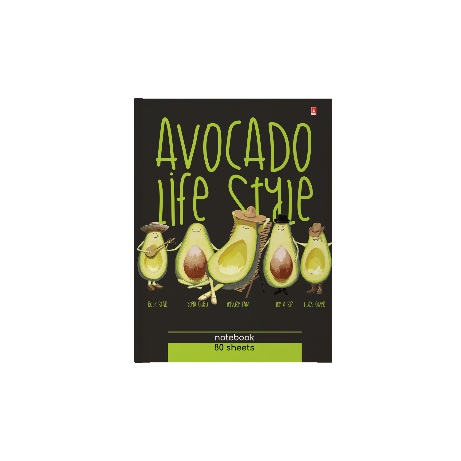 БЛОКНОТ-ПРЕСТИЖ А6. 80 Л. "AVOCADO STYLE"