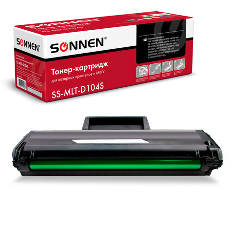 Картридж лазерный SONNEN (SS-MLT-D104S) для SAMSUNG ML-1660/1665 и другие, Картридж лазерный SONNEN (SS-MLT-D104S) для SAMSUNG ML-1660/1665 и другие,