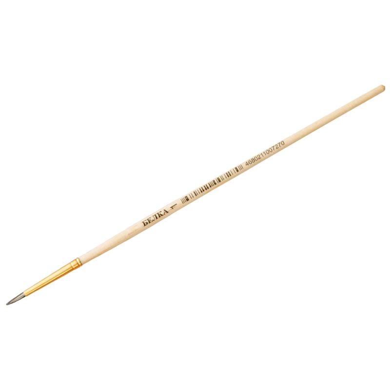 Кисть БЕЛКА круглая №01: SH1_2332 штр.: 4680211007270 Кисть БЕЛКА круглая №01: SH1_2332 штр.: 4680211007270