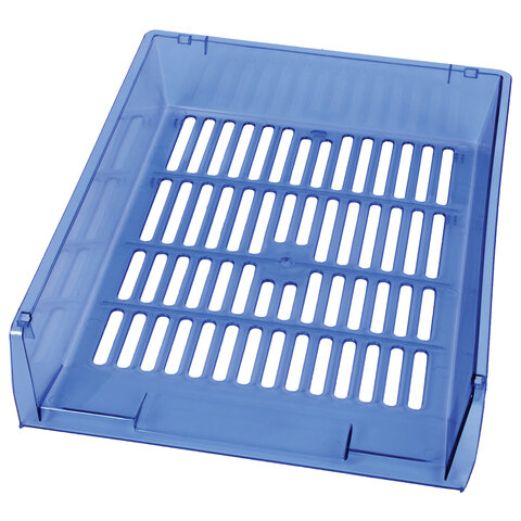 Лотки горизонтальные для бумаг, КОМПЛЕКТ 3 шт., 340х270х70 мм, тонированный