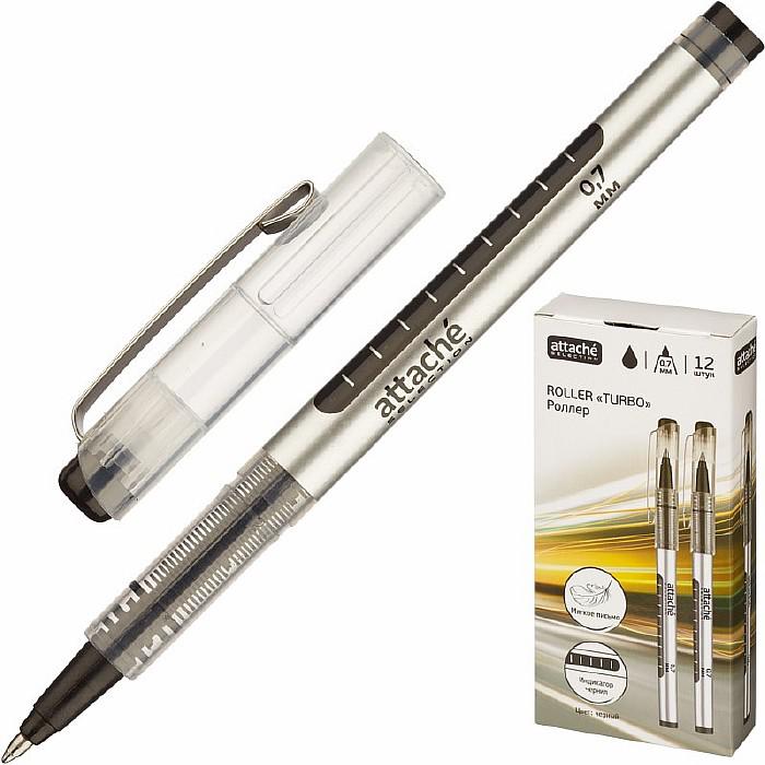 Роллер Attache selection Turbo 0,7мм черный штр. 6953070966315 Роллер Attache selection Turbo 0,7мм черный штр. 6953070966315