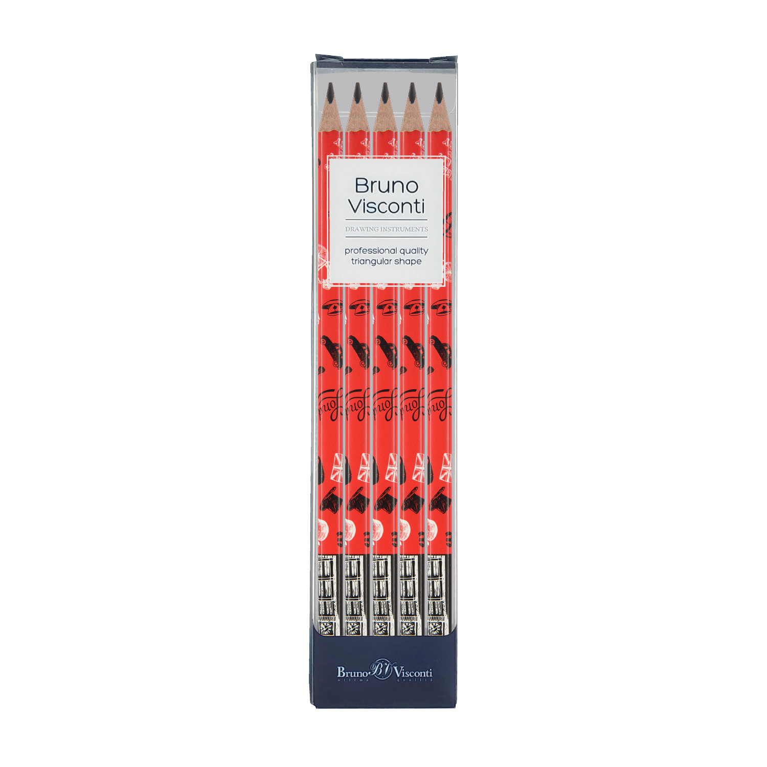 НАБОР ИЗ 5-И КАРАНДАШЕЙ ЧЕРНОГРАФИТОВЫХ "HappyGraphix. Романтическое НАБОР ИЗ 5-И КАРАНДАШЕЙ ЧЕРНОГРАФИТОВЫХ "HappyGraphix. Романтическое