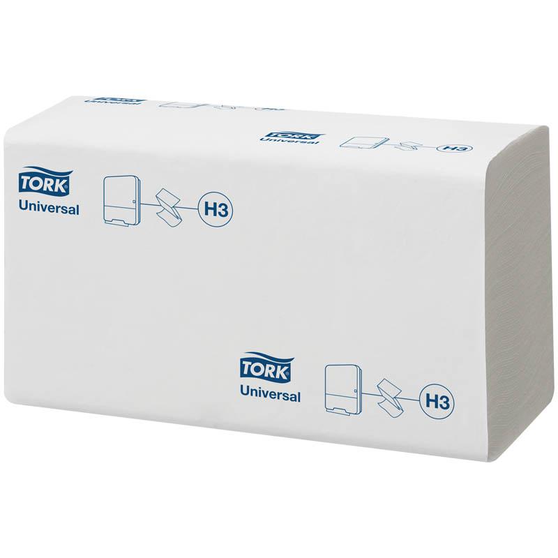 Полотенца бумажные листовые TORK Universal (ZZ-сложение)(H3), 1сл, 250л/пач, Полотенца бумажные листовые TORK Universal (ZZ-сложение)(H3), 1сл, 250л/пач,