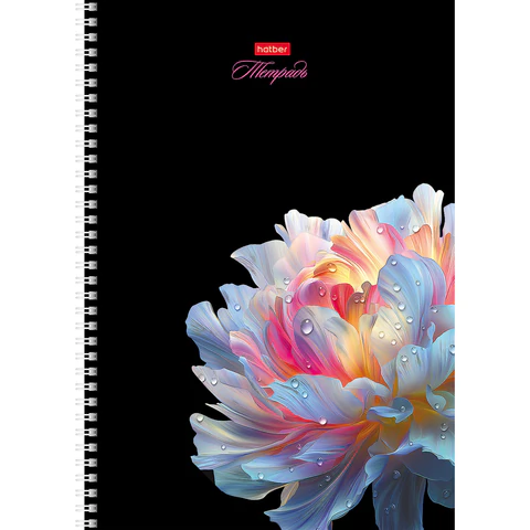 Тетрадь А4, 96 л., HATBER, гребень, клетка, soft-touch ламинация, 3D-лак, Тетрадь А4, 96 л., HATBER, гребень, клетка, soft-touch ламинация, 3D-лак,