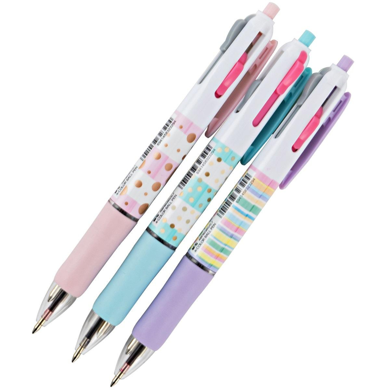 Ручка шариковая автоматическая M&G 4 цвета в 1, манж, 0,7 мм в ассортименте Ручка шариковая автоматическая M&G 4 цвета в 1, манж, 0,7 мм в ассортименте