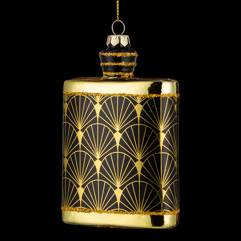 Украшение ErichKrause Decor Фляжка в подарок 11см, стекло Украшение ErichKrause Decor Фляжка в подарок 11см, стекло