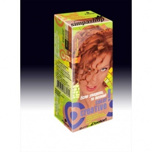 Fiona Creative color тон 8.4 Рыжая бестия краска для волос Fiona Creative color тон 8.4 Рыжая бестия краска для волос