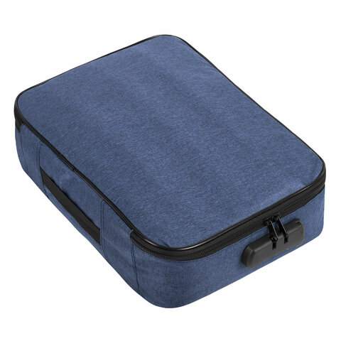 Папка-органайзер для документов с кодовым замком СИНИЙ ВОДОНЕПРОНИЦАЕМЫЙ А4, Папка-органайзер для документов с кодовым замком СИНИЙ ВОДОНЕПРОНИЦАЕМЫЙ А4,