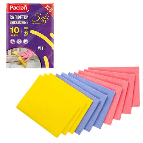 Салфетки универсальные, 30х40 см, КОМПЛЕКТ 10 шт., 90 г/м2, вискоза (спанлейс), Салфетки универсальные, 30х40 см, КОМПЛЕКТ 10 шт., 90 г/м2, вискоза (спанлейс),