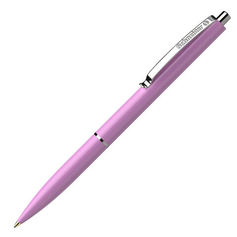Ручка шариковая автомат. SCHNEIDER (Германия) "K15 Pastel", СИНЯЯ,