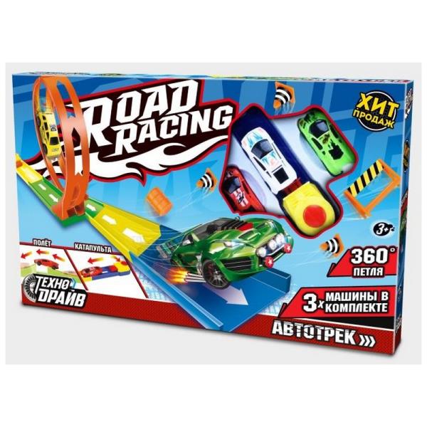 Автотрек петля 360, 3 машинки, кор.41,5*25,6*4,5см. ТЕХНОДРАЙВ Автотрек петля 360, 3 машинки, кор.41,5*25,6*4,5см. ТЕХНОДРАЙВ