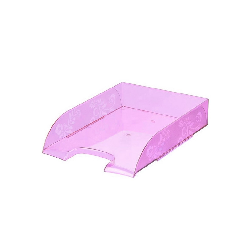 Лоток для бумаг Attache Selection Flamingo прозрачный розовый Лоток для бумаг Attache Selection Flamingo прозрачный розовый