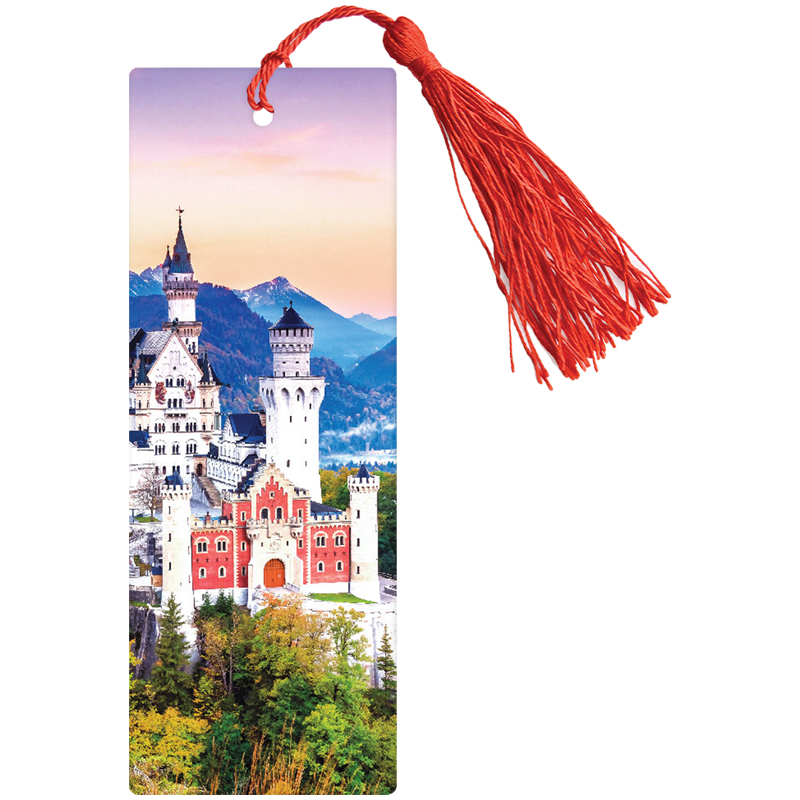 Закладка для книг 3D с линейкой, 150*55мм, ArtSpace "Castle", Закладка для книг 3D с линейкой, 150*55мм, ArtSpace "Castle",