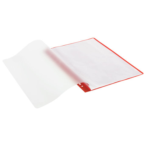 Папка 10 вкладышей STAFF с перфорацией, мягкая, красная, 0,16 мм, 224976 Папка 10 вкладышей STAFF с перфорацией, мягкая, красная, 0,16 мм, 224976