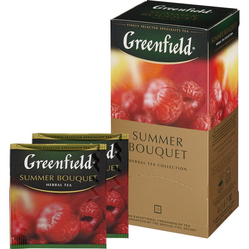 Чай Greenfield Summer Bouquet фруктовый фольгир.25пак/уп 0433-10 Чай Greenfield Summer Bouquet фруктовый фольгир.25пак/уп 0433-10
