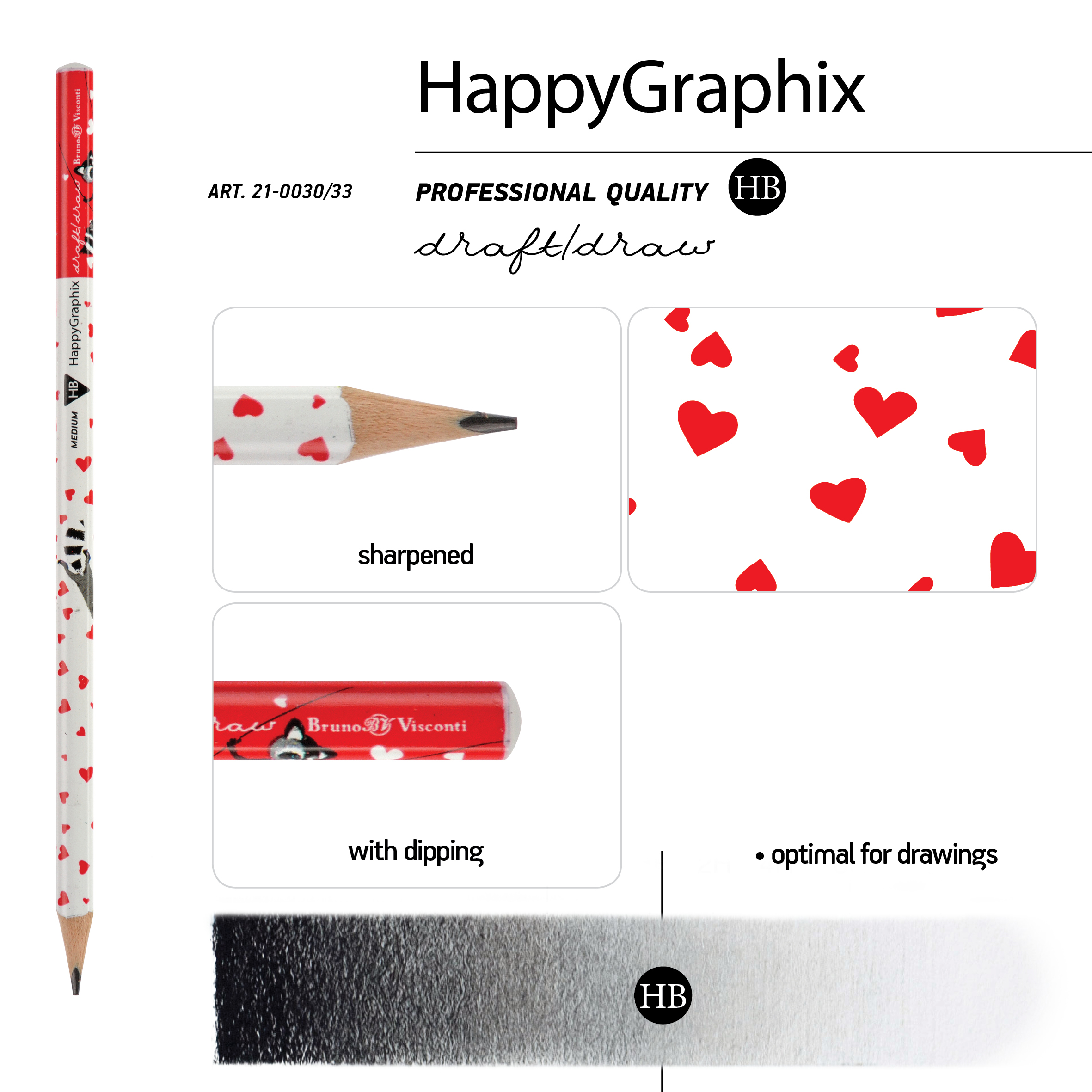 КАРАНДАШ ЧЕРНОГРАФИТОВЫЙ "HappyGraphix" ЕНОТ НА КАЧЕЛЯХ НВ КАРАНДАШ ЧЕРНОГРАФИТОВЫЙ "HappyGraphix" ЕНОТ НА КАЧЕЛЯХ НВ