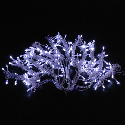 Электрогирлянда-занавес комнатная "Штора" 3х2 м, 144 LED, холодный Электрогирлянда-занавес комнатная "Штора" 3х2 м, 144 LED, холодный