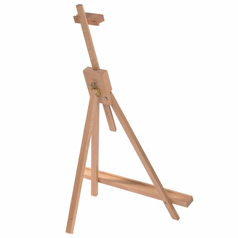 Мольберт настольный из бука 40х32х76 см, высота холста до 68 см, лакированный,