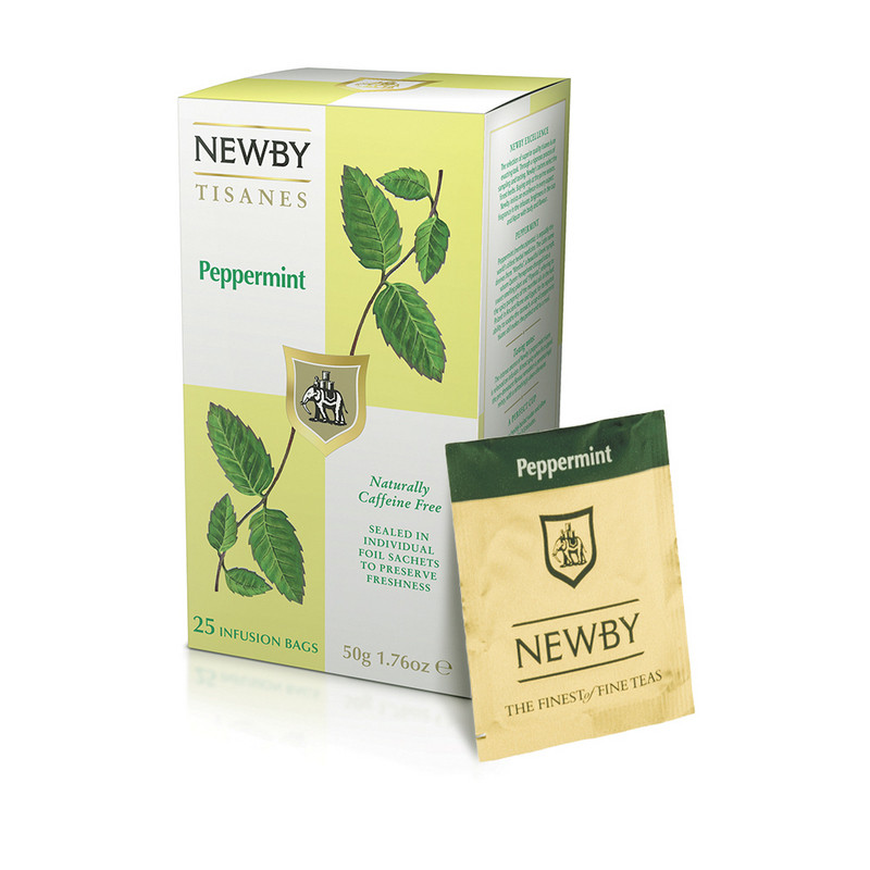 Чай Newby Мята Перечная травяной 25 пакетиков Чай Newby Мята Перечная травяной 25 пакетиков