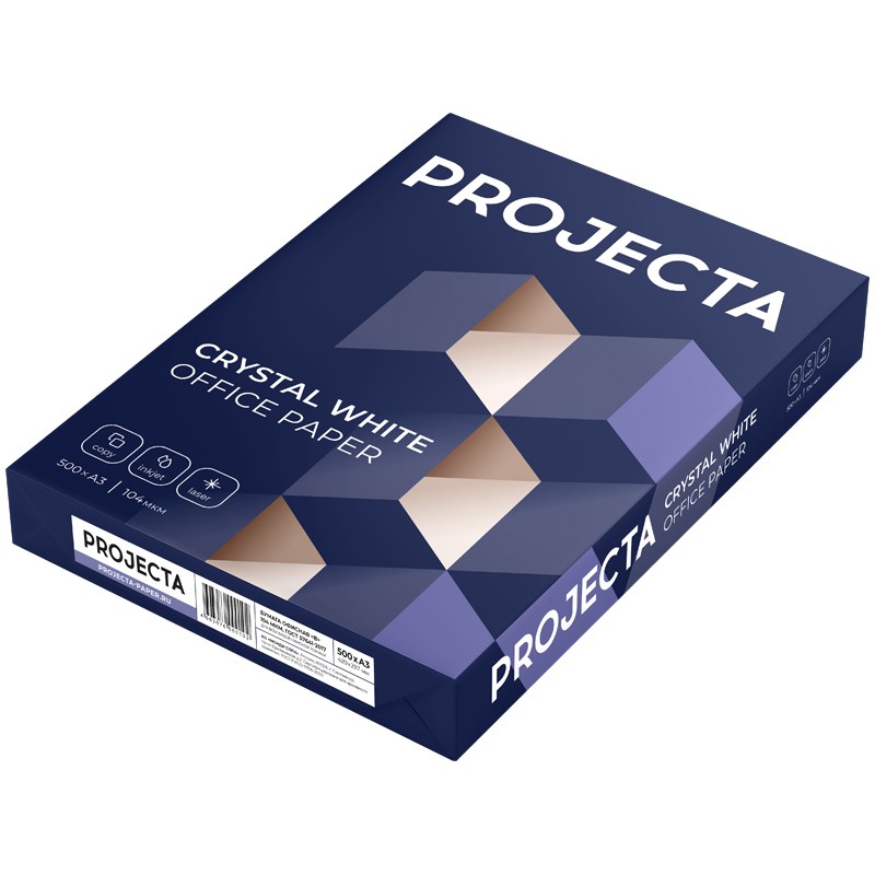 Бумага PROJECTA А3, Марка В, 500л. Бумага PROJECTA А3, Марка В, 500л.