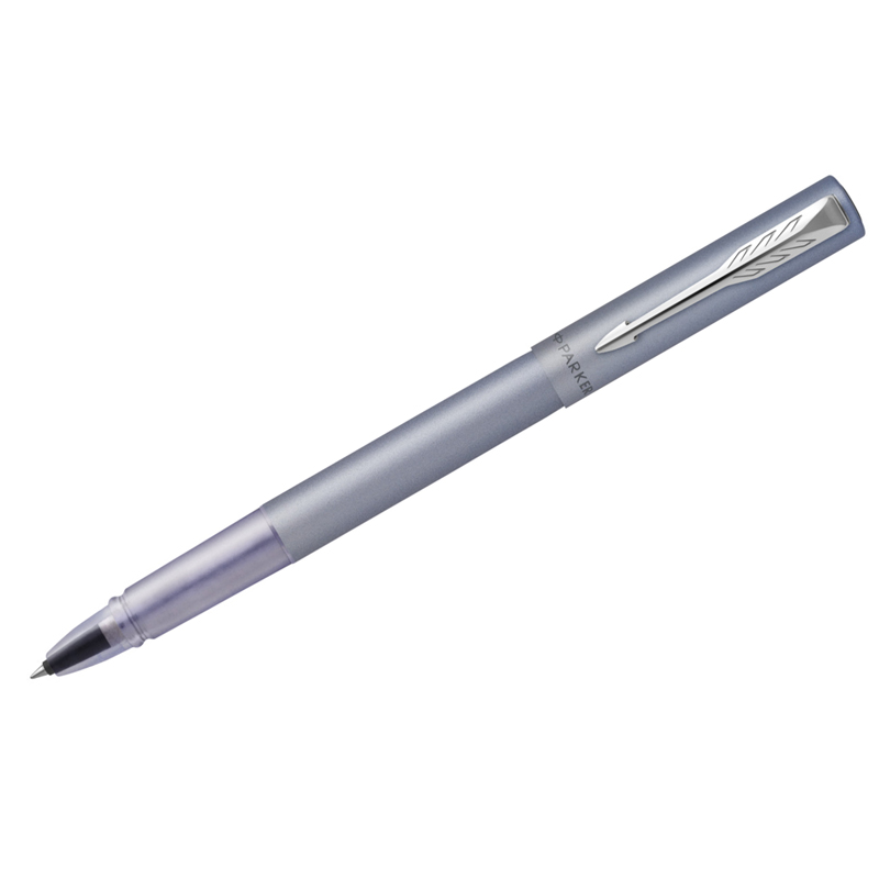 Ручка-роллер Parker "Vector XL Silver Blue" черная, 0,8мм, подарочная Ручка-роллер Parker "Vector XL Silver Blue" черная, 0,8мм, подарочная