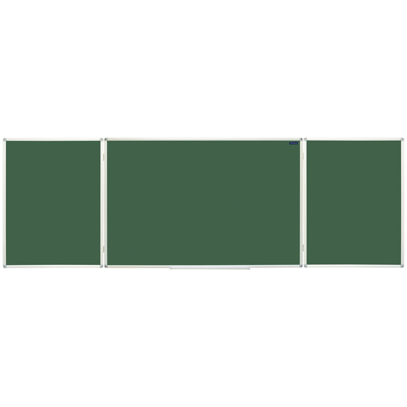 Доска магнитно-меловая OfficeSpace, трехсекционная, 300*100/100*75*2, Доска магнитно-меловая OfficeSpace, трехсекционная, 300*100/100*75*2,