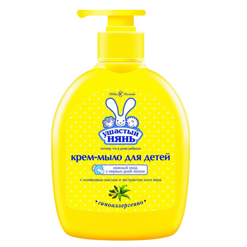 Жидкое крем-мыло Ушастый НЯНЬ Алоэ, 300 мл Жидкое крем-мыло Ушастый НЯНЬ Алоэ, 300 мл