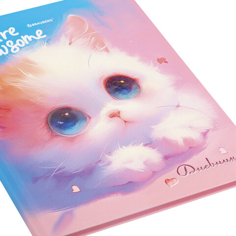 Дневник 1-4 класс 48 л., твердый, BRAUBERG, выборочный лак, с подсказом,