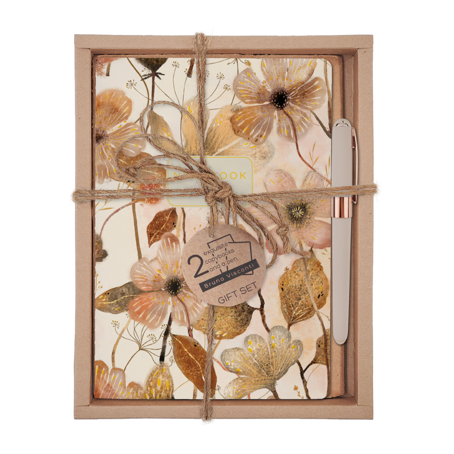 НАБОР ПОДАРОЧНЫЙ "FLORA.Pastel Blooms" (ДВЕ ТЕТРАДИ BV И РУЧКА) НАБОР ПОДАРОЧНЫЙ "FLORA.Pastel Blooms" (ДВЕ ТЕТРАДИ BV И РУЧКА)