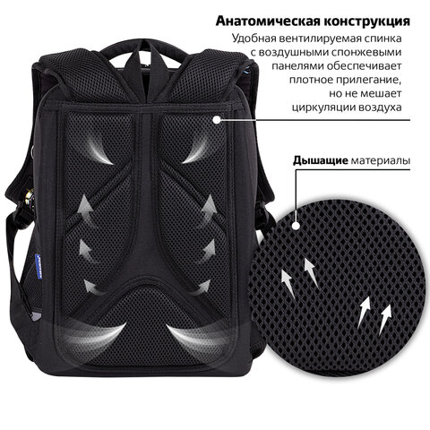 Ранец BRAUBERG LIGHT, 1 отделение, с брелоком, "Neon drift", 36х26х13 Ранец BRAUBERG LIGHT, 1 отделение, с брелоком, "Neon drift", 36х26х13