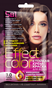 Арт.4912 ФИТО К Крем-краска для волос Effect Color тон Тёмный Каштан 50мл (саше) Арт.4912 ФИТО К Крем-краска для волос Effect Color тон Тёмный Каштан 50мл (саше)
