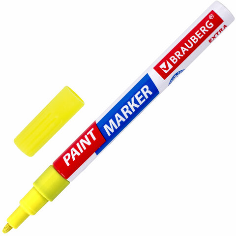 Маркер-краска лаковый EXTRA (paint marker) 2 мм, ЖЕЛТЫЙ, УЛУЧШЕННАЯ Маркер-краска лаковый EXTRA (paint marker) 2 мм, ЖЕЛТЫЙ, УЛУЧШЕННАЯ