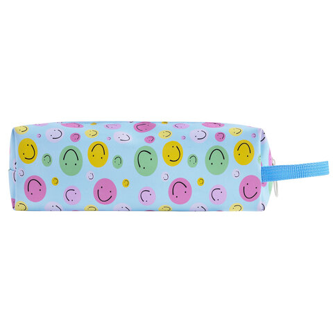 Пенал мягкий ПИФАГОР, 1 отделение, с ручкой, ПВХ, ассорти "Patterns",