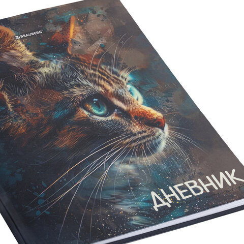Дневник 5-11 класс 48 л., гибкая обложка, BRAUBERG, глянцевая ламинация, с