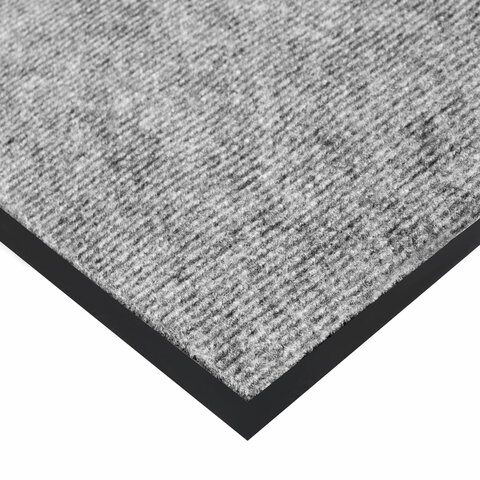 Коврик придверный 80х120 см, СЕРЫЙ, влаго-грязезащитный, 300 г/м2, мелкий