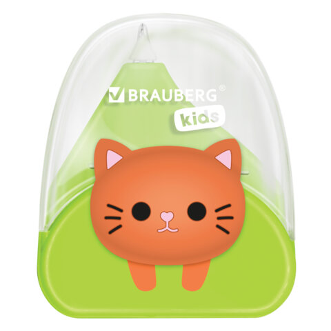 Корректирующая лента BRAUBERG KIDS "Котенок", 5 мм х 6 м, корпус