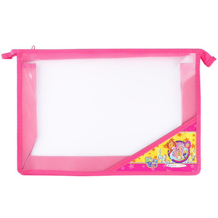 Папка для тетрадей А4 на молнии "Music Girls" "Darvish" Папка для тетрадей А4 на молнии "Music Girls" "Darvish"