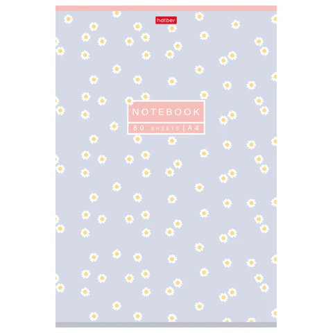 Тетрадь А4, 80 л., HATBER, скоба, клетка, Soft-touch ламинация, "Музыка Тетрадь А4, 80 л., HATBER, скоба, клетка, Soft-touch ламинация, "Музыка