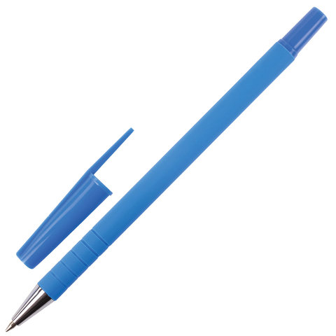 Ручка шариковая BRAUBERG "Capital blue", СИНЯЯ, корпус soft-touch Ручка шариковая BRAUBERG "Capital blue", СИНЯЯ, корпус soft-touch