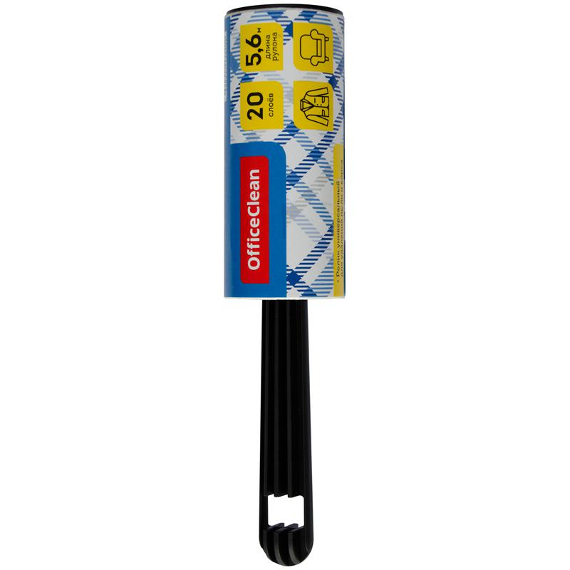 Ролик для чистки одежды OfficeClean, универсальный, для удаления пыли и ворса Ролик для чистки одежды OfficeClean, универсальный, для удаления пыли и ворса