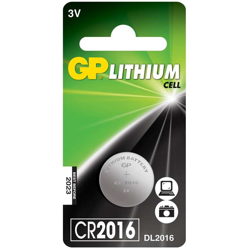 Батарейка GP CR2016 (DL2016) литиевая BC1 Батарейка GP CR2016 (DL2016) литиевая BC1