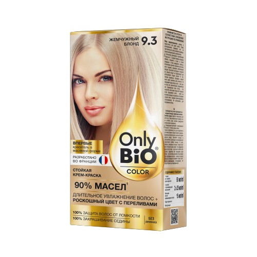 Арт.GB-8036 Fito косметик Стойкая крем-краска Only Bio COLOR Тон 9.3 Жемчужный Арт.GB-8036 Fito косметик Стойкая крем-краска Only Bio COLOR Тон 9.3 Жемчужный