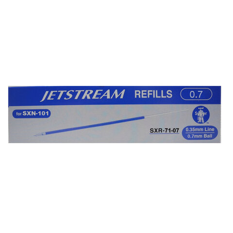 Стержень шариковый масляный UNI "JetStream", 112 мм, СИНИЙ, узел 0,7 Стержень шариковый масляный UNI "JetStream", 112 мм, СИНИЙ, узел 0,7