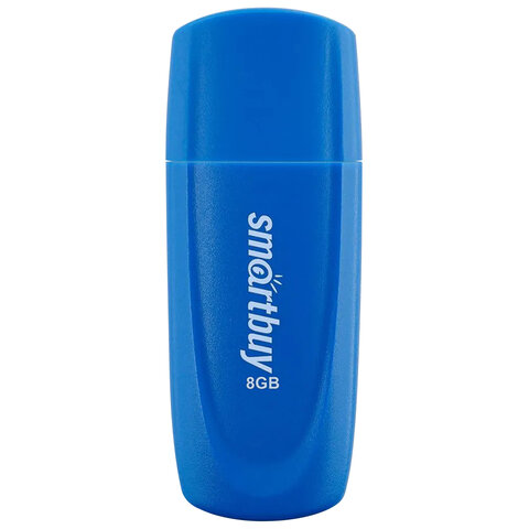 Флеш-диск 8 GB SMARTBUY Scout USB 2.0, синий, SB008GB2SCB Флеш-диск 8 GB SMARTBUY Scout USB 2.0, синий, SB008GB2SCB