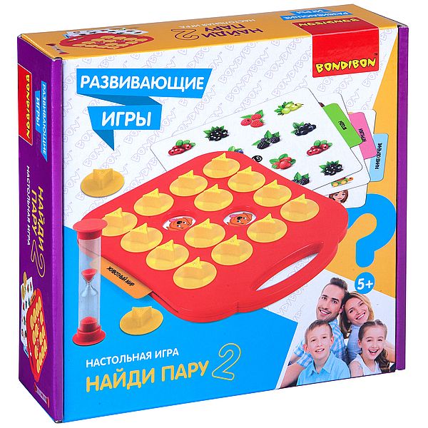 Развивающие настольные игры Bondibon «НАЙДИ ПАРУ 2» Развивающие настольные игры Bondibon «НАЙДИ ПАРУ 2»