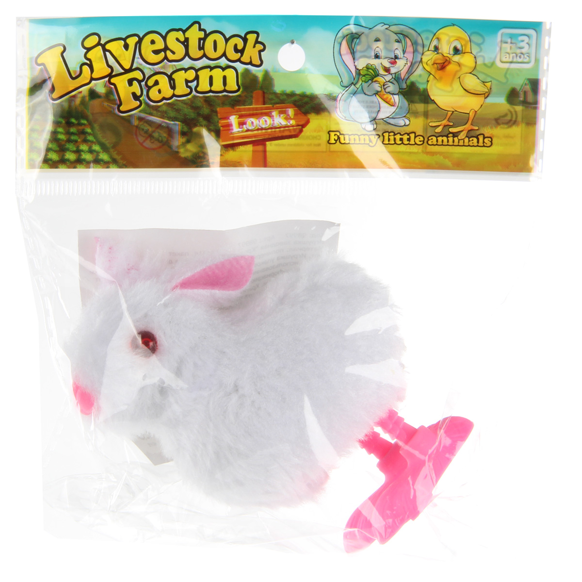 Игрушка заводная "Кролик", 14*5*14, пакет Игрушка заводная "Кролик", 14*5*14, пакет