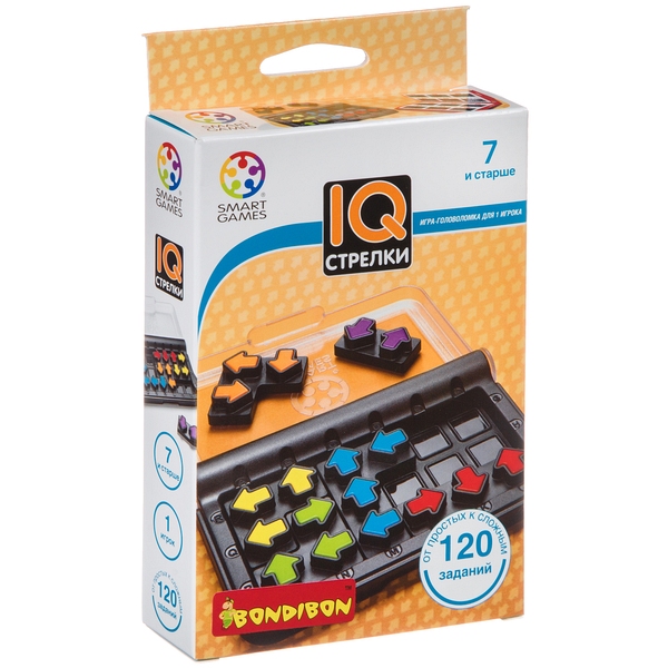 Логическая игра Bondibon IQ-Стрелки, арт. SG 424 RU Логическая игра Bondibon IQ-Стрелки, арт. SG 424 RU